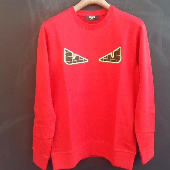 red fendi sweatshirt